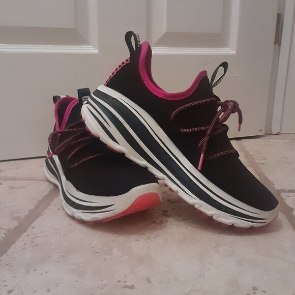 UGG Black and Pink Athletic Shoes - Picture 2 of 2